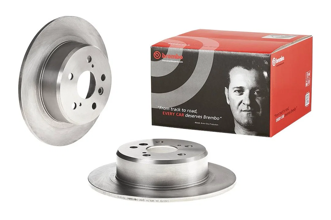 08701810C02 – BREMBO Brake Rotor, Solid One Piece Design Wheel Bolt Pattern 5 x 114.3 Millimeter 291 Millimeter Diame...